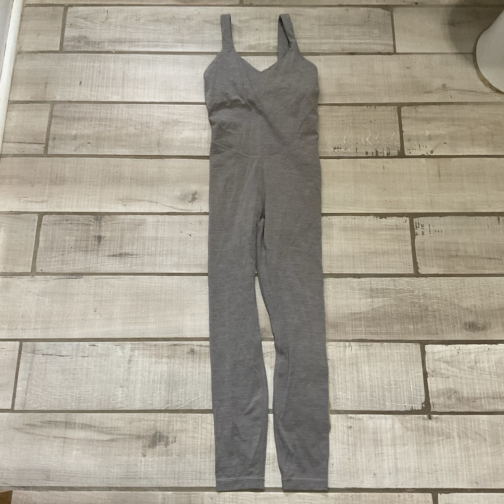 Lululemon Align Yoga Bodysuit‎ 4 , Gray Grey  (25" Inseam) 4